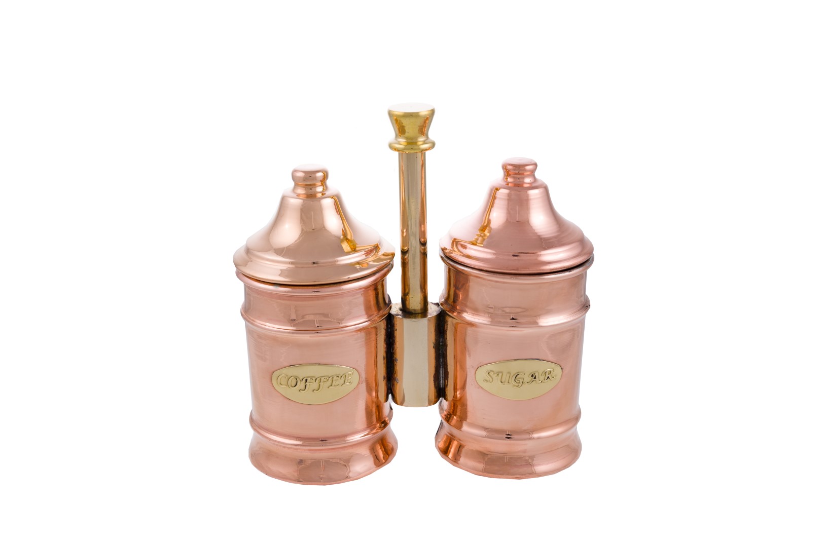 Copper Items - Copper Sugar Pot Double