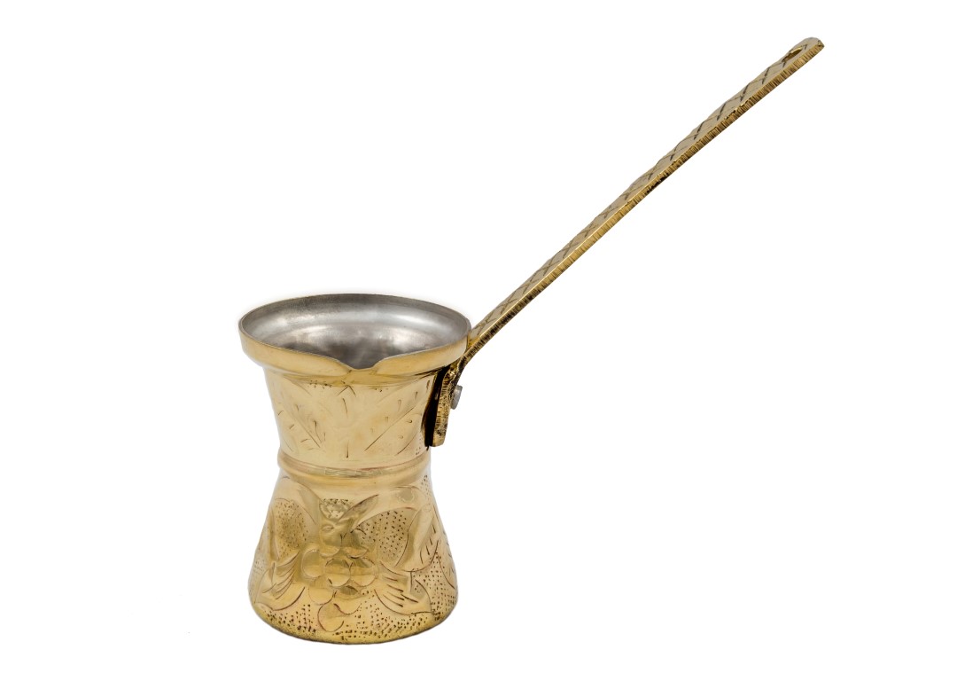 Brass Items - Brass Coffee Pot Engraved