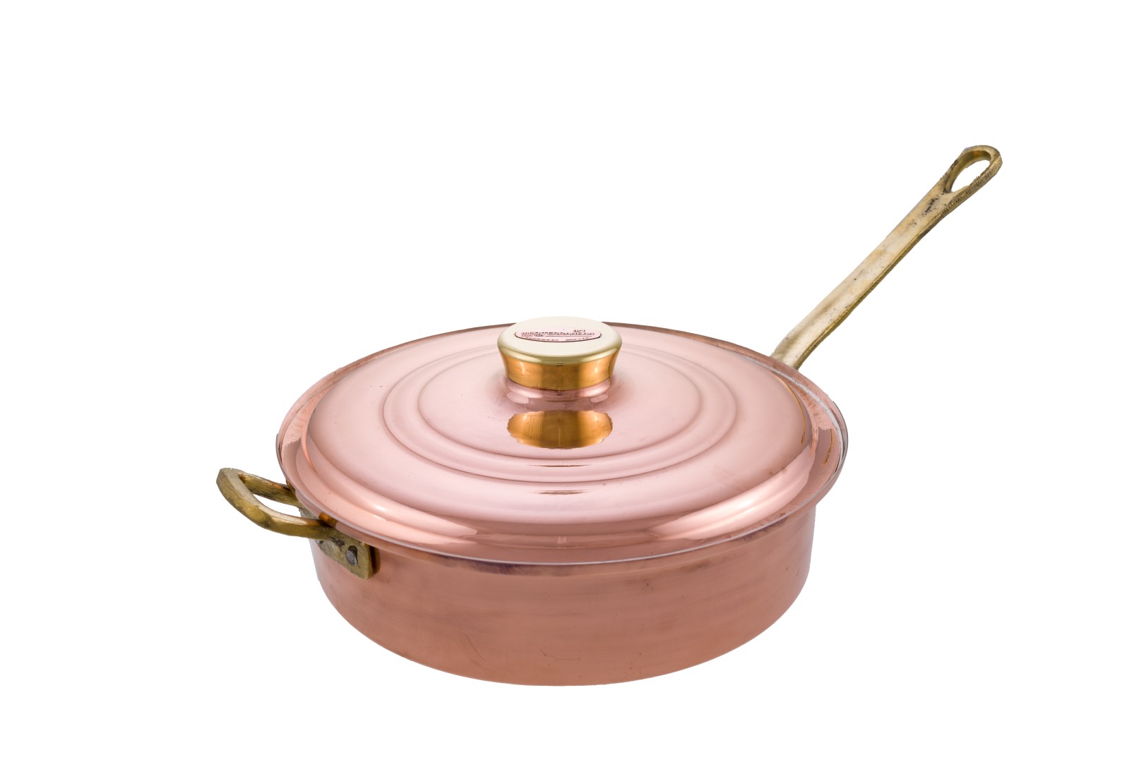 Copper Saute Pots with long handle